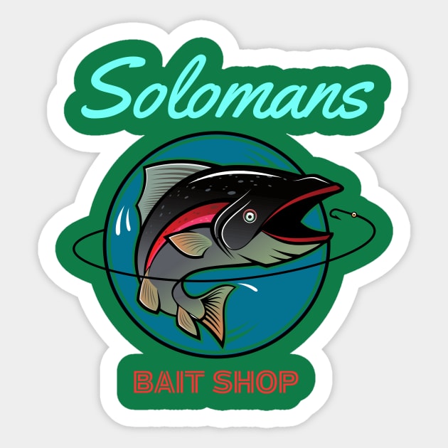 Solomans bait shop Sticker by Benjamin Customs